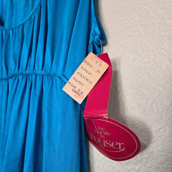 NWT Kayser Blue Maxi Slip Dress - Picture 6 of 9